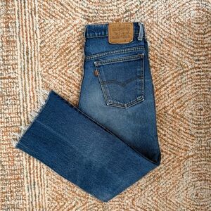 Levi's Dark Blue Straight-Leg Jeans
